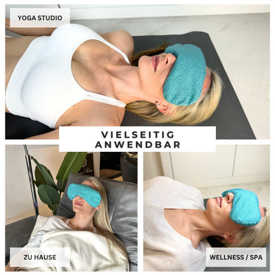Yoga Augenkissen - Farbe Petrol