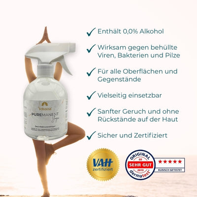 Yogamatten Reiniger Vorteilspack (4 Stück) - YOSANA
