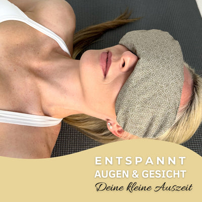 Yoga Augenkissen - Farbe Schiefergrau