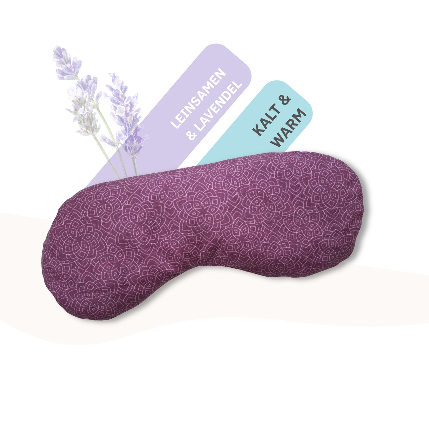 Yoga Augenkissen - Farbe Aubergine