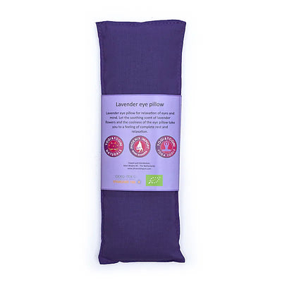 Augenkissen mit Bio-Lavendel Füllung, Farbe Violett - YOSANA