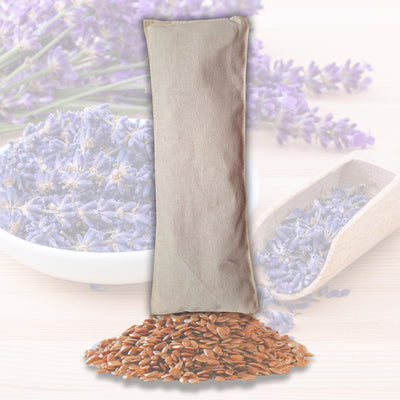Augenkissen mit Bio-Lavendel Füllung, Farbe Natur - YOSANA