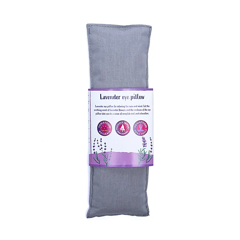 Augenkissen mit Bio-Lavendel Füllung, Farbe Taupe - YOSANA