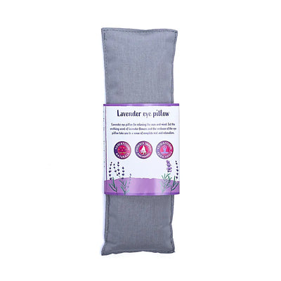 Augenkissen mit Bio-Lavendel Füllung, Farbe Taupe - YOSANA