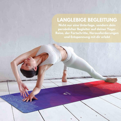 Yoga Aktionsset 4-teilig Premiumline (Indian Sunset) - YOSANA