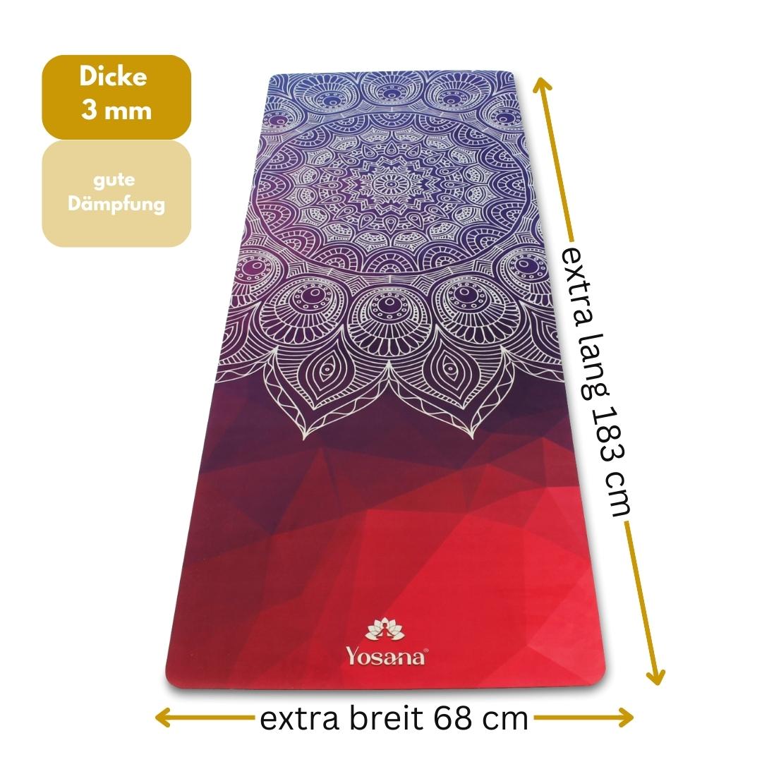Yogamatte "Indian Sunrise" inkl. Tragegurt - YOSANA