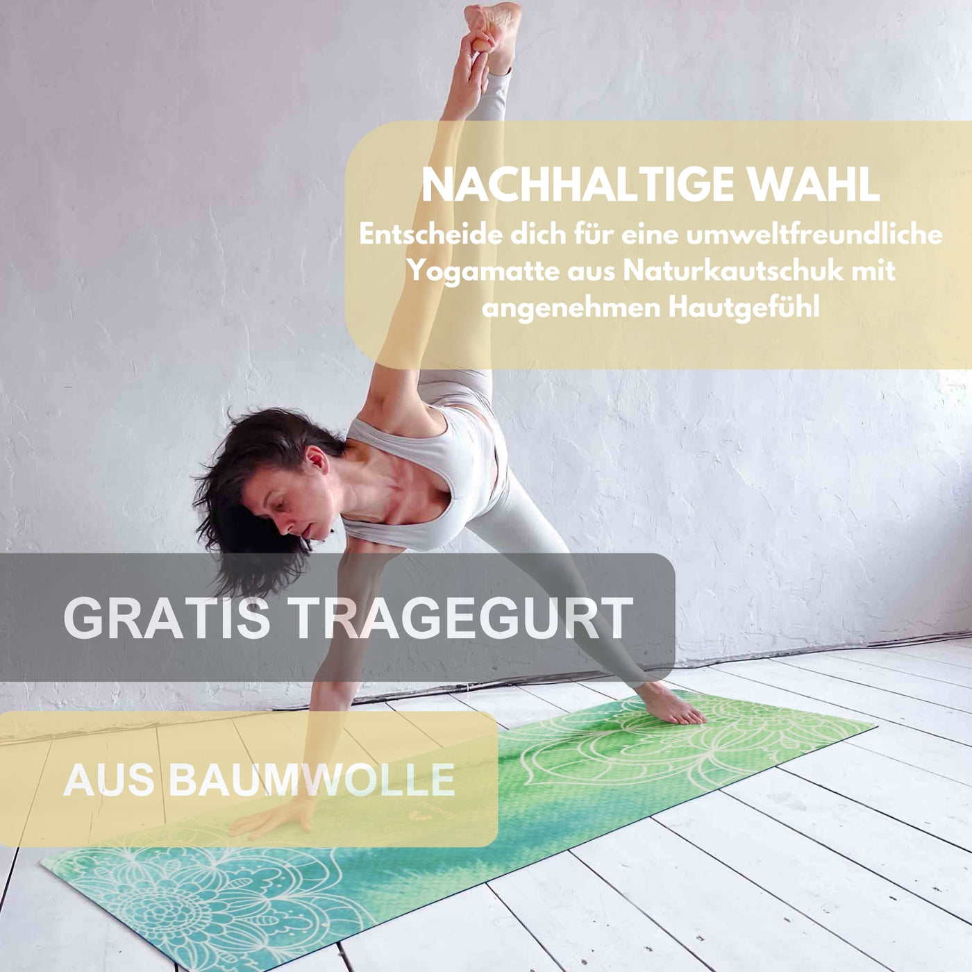 Yoga Aktionsset 4-teilig Premiumline (Indian Spring) - YOSANA