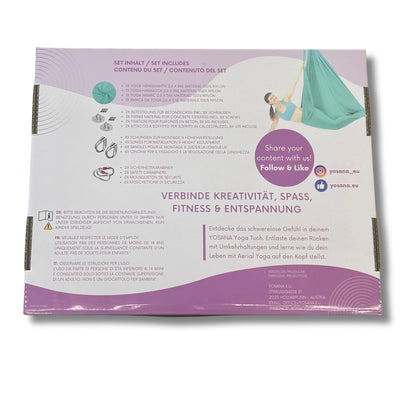 Aerial Yoga Hängematte (6er Pack) - Colorful Clouds - YOSANA