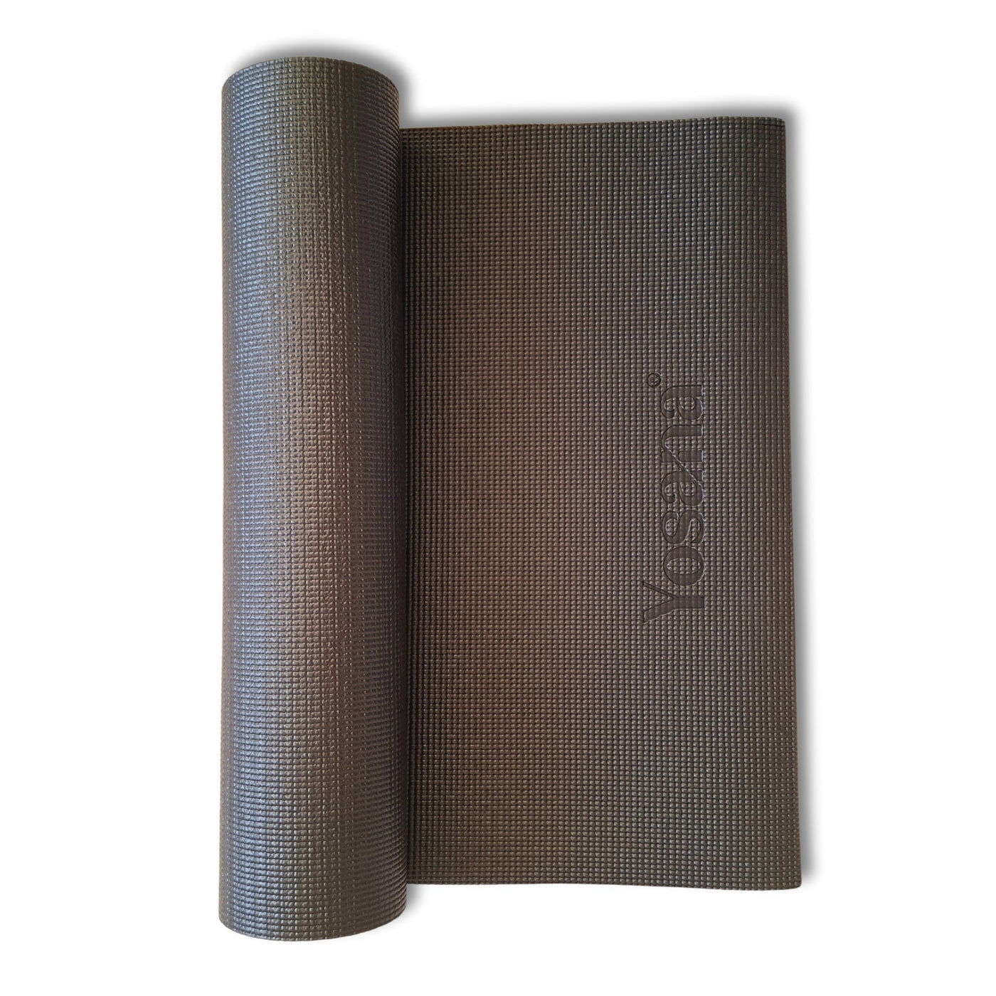 Yogamatte, Pilatesmatte, Gymnastikmatte, Turn- und Fitnessmatte (schwarz)