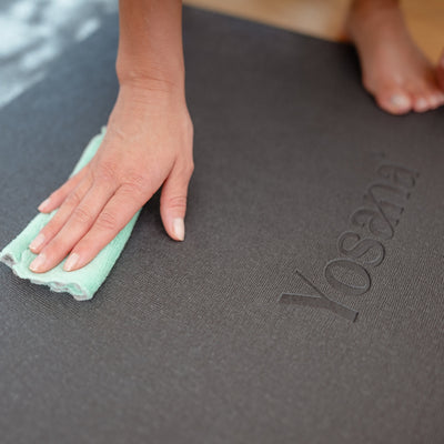 Yogamatte Eco Grip inkl. Tragetasche - Grau