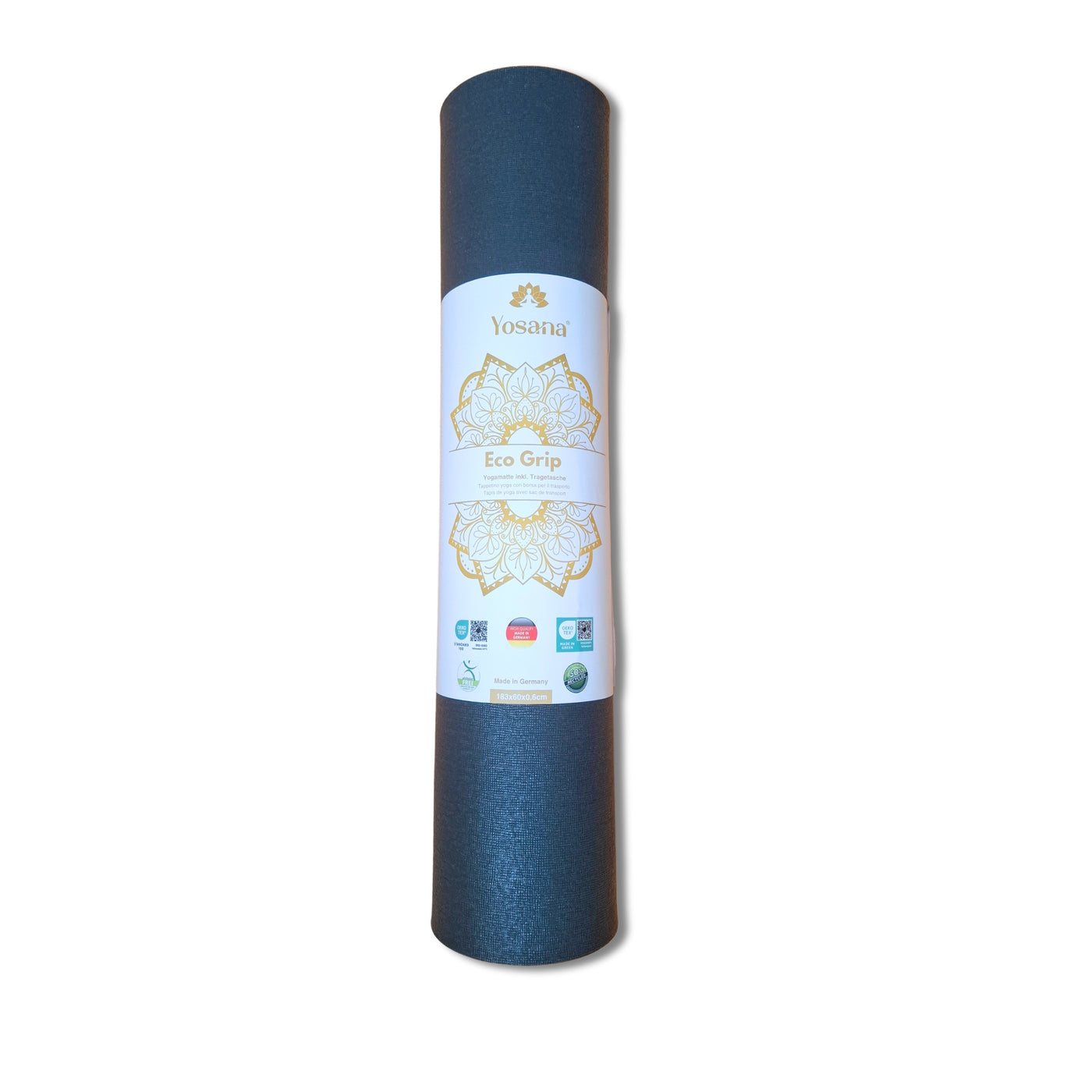 Yogamatte Eco Grip (Studiopack 12+4 Gratis) - Grau - YOSANA