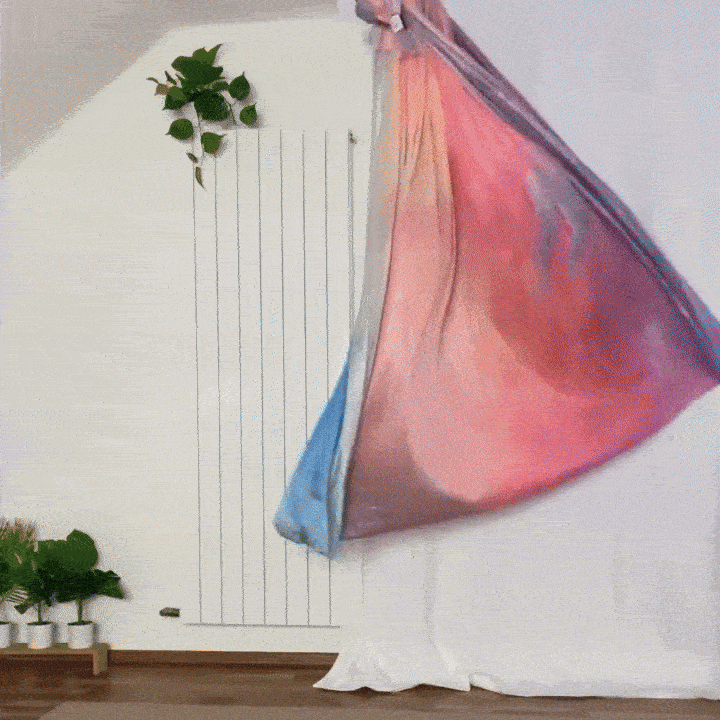Aerial Yoga Hängematte (6er Pack) - Colorful Clouds - YOSANA