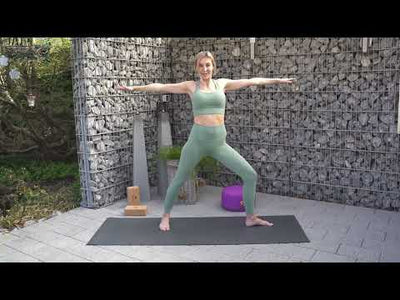 Yogamatte Eco Grip inkl. Tragetasche - Grau