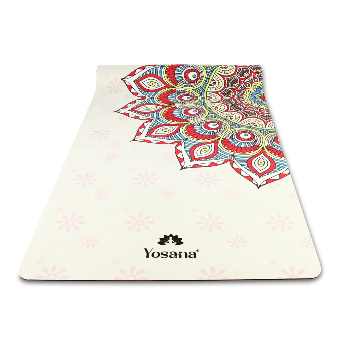 Yogamatte Premiumline "Decorative 235" inkl. Baumwolle Tragegurt - YOSANA