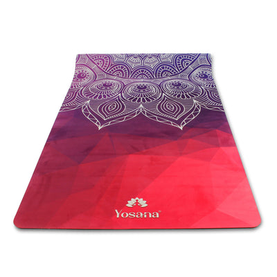 Yogamatte Premiumline "Decorative 210" inkl. Baumwolle Tragegurt - YOSANA