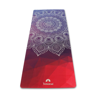 Yogamatte Premiumline "Decorative 210" inkl. Baumwolle Tragegurt - YOSANA