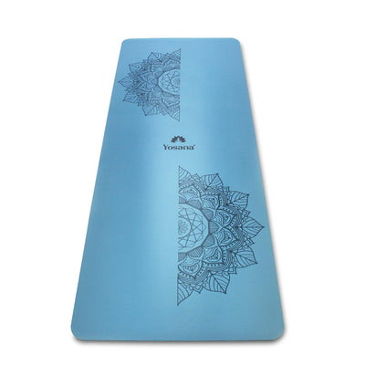 Yogamatte Studioline Ultra-Grip "Himmelblau" inkl. Tragegurt